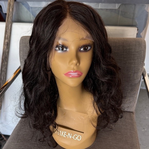 LUVME 18” dark brown wig with original box and accessories - Picture 9 of 16